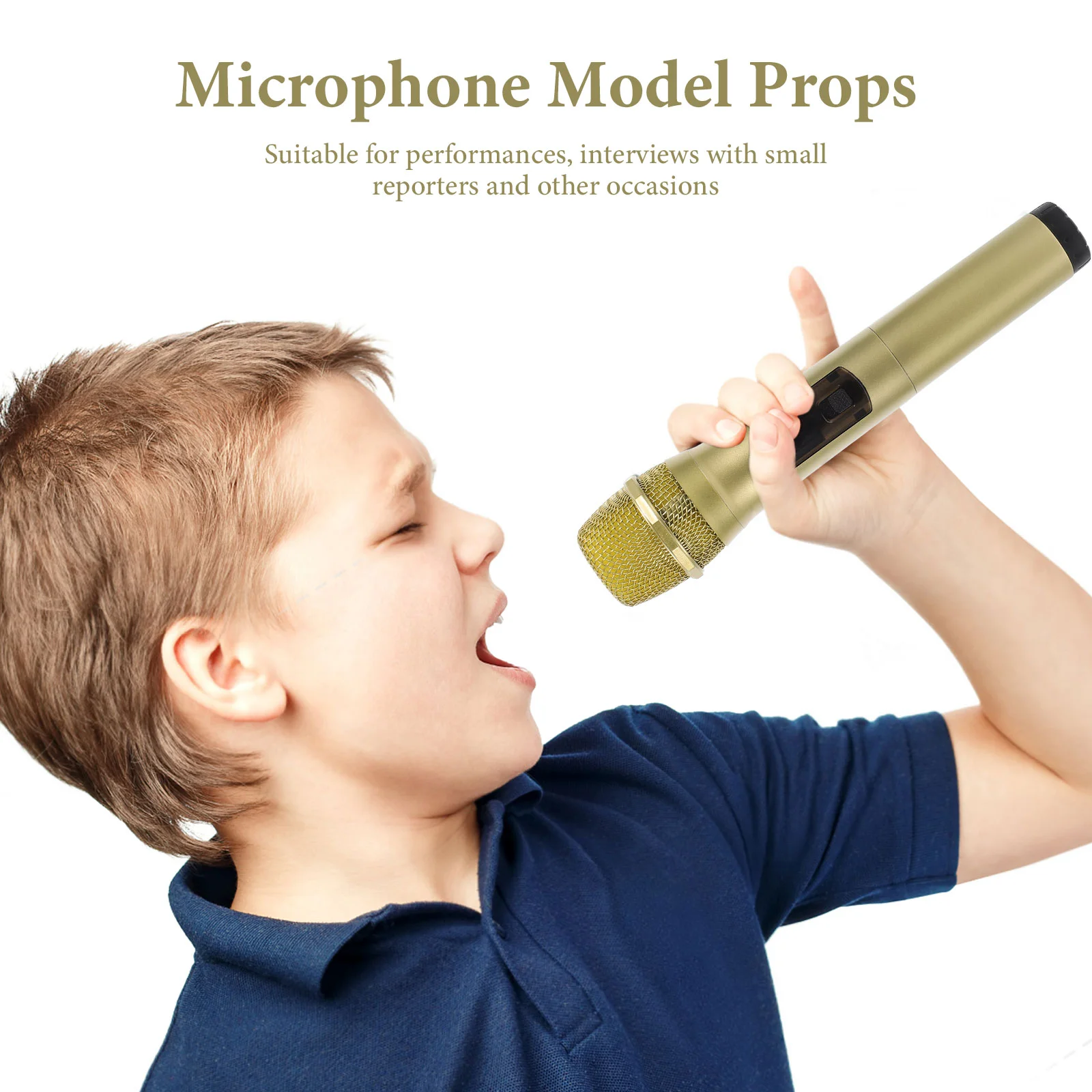 립싱크 시뮬레이션 소품 시뮬레이션 가짜 모델링, 현실적인 파티 놀이 Abs 마이크, 무대 아동용