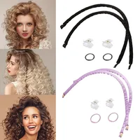 Bigoudis doux sans chaleur tige à friser bandeau sans chaleur bigoudis boucles paresseuses dormir pendant la nuit Flexi tiges outils de coiffure 1
