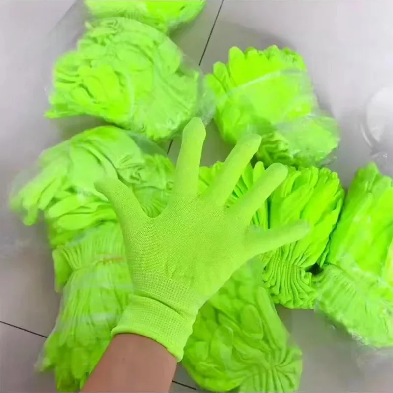 1/5Pairs Fluorescent Gloves Luminous Magic Party UV Bar Atmosphere Props Women Men Vocal Concert Glow in The Dark Neon Mittens