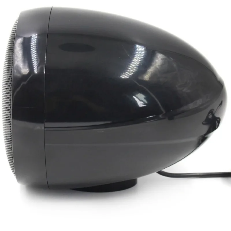 Marine Audio 300w 3 Inch Full Range Mirror Waterproof Speaker Audio 1.8m Wire Plastic Material for Motorcycle ATV, UTV, Boat Ect