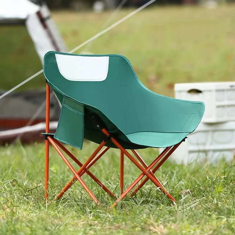 

Portable Outdoor Camping Moon Chair Folding Fishing Beach Chair Ultra-light Picnic Art Student Leisure Chairs
