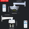 Solar Powered Fake Security Camera Shape Solar Light with PIR Motion Sensor Detection Lights for Outdoor Home Office Shop Garage 5