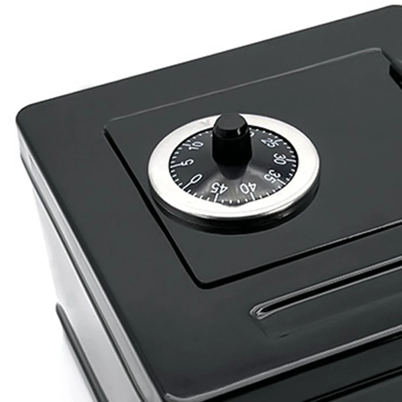 N84R-Piggy Bank Cash Coin Box ATM Bank Electronic Coin Piggy Bank With Password Coin Box,Storage Box 2