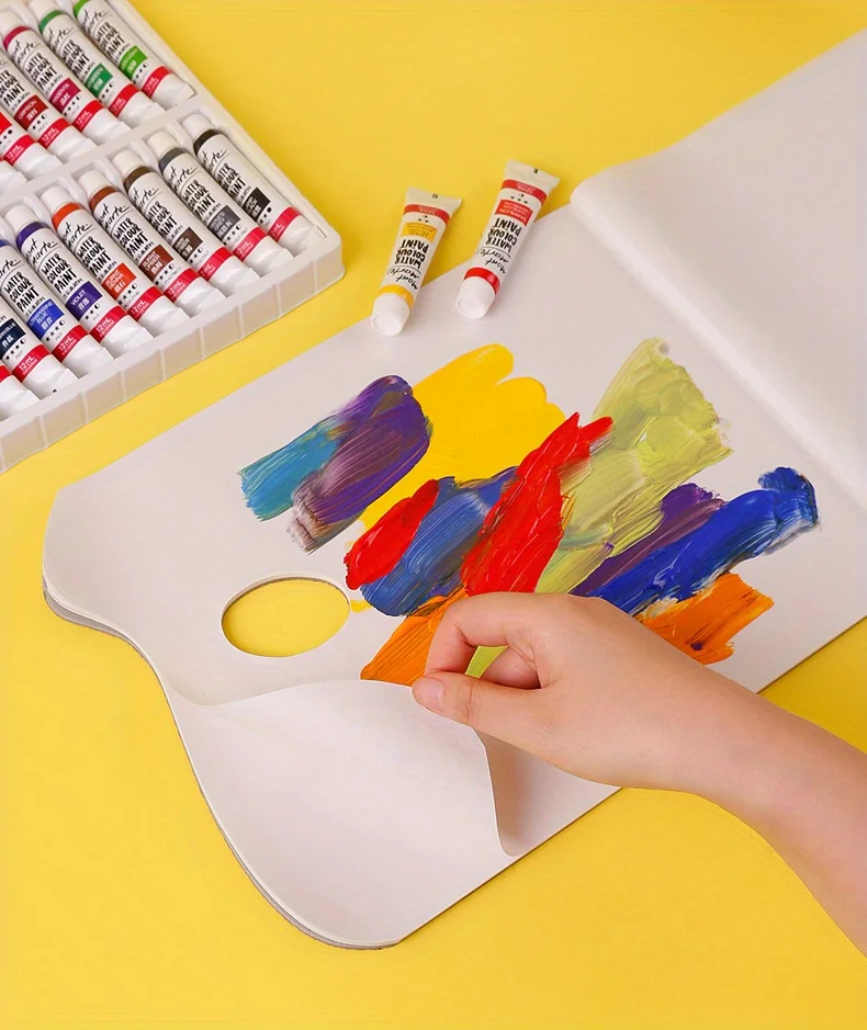 Engångspall av papper för oljefärg och gouache_voghion.com