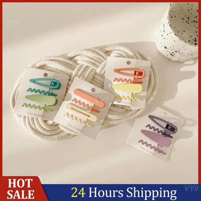 

Легкая и универсальная заколка для волос со сломанной челкой, удобные аксессуары для волос, металлическая заколка для волос, элегантная и простая, удобная, прочная