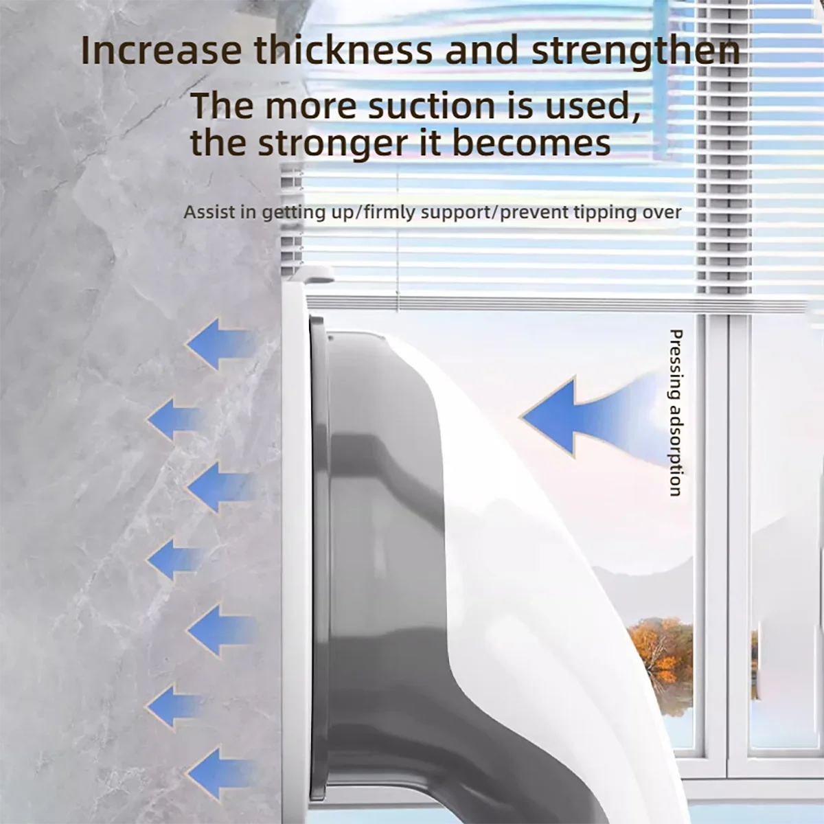 Shower Handle Grab Bars For Bathroom Bath Handle Grab Bars For Bathroom Safety Grab Bar Shower Handle With Strong Hold Suction C