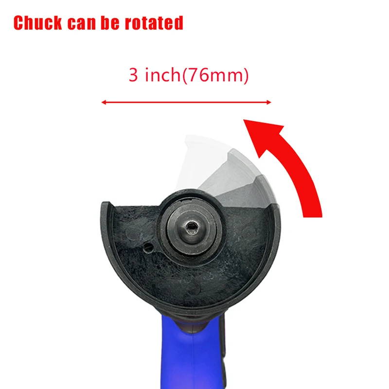 DONUMEH Cordless Angle Grinder 3inch 76mm Type-c USB Rechargeable Lithium Battery Easy Grinding Polishing Cutting Power Tools 4