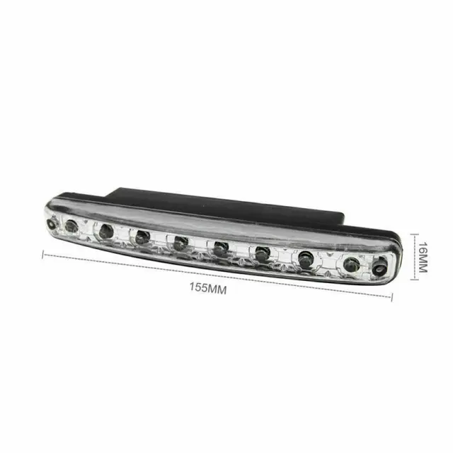 Luci Diurne A LED Per Auto - 8 LED Super Luminosi, Impermeabili, 6000K Bianco, 12V - Foto 7