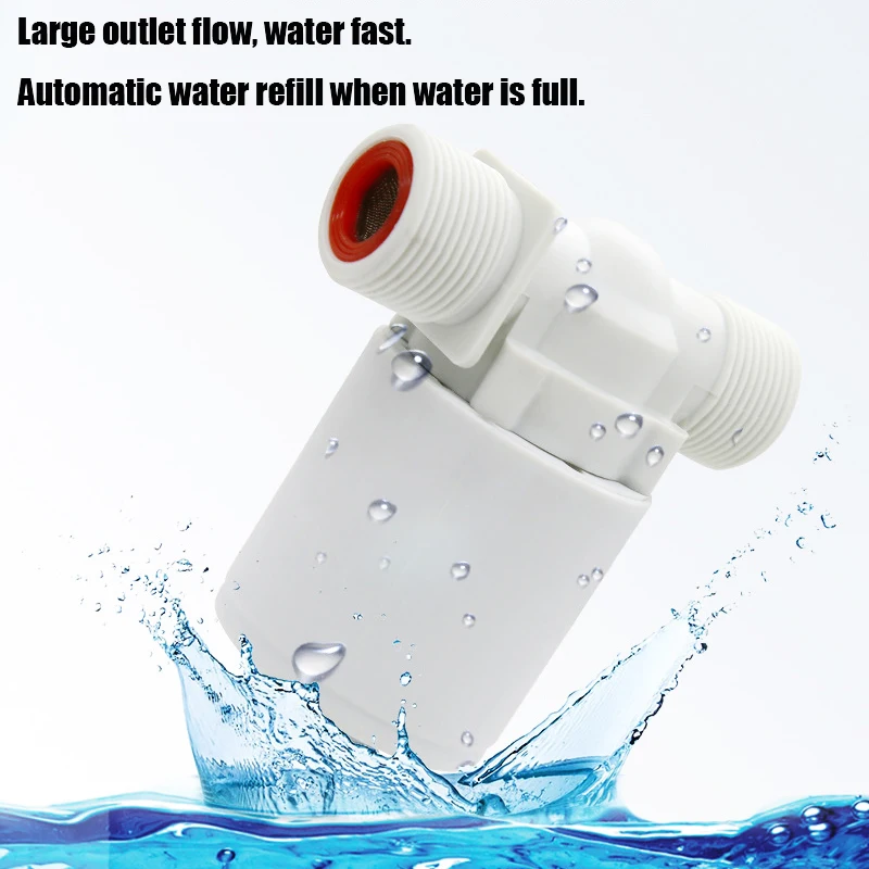 ZAWELIYO Valvola A Galleggiante DN15 G1/2 - Sfera In Acciaio Inox Con Filettatura Maschio In Ottone, Per Serbatoio Acqua