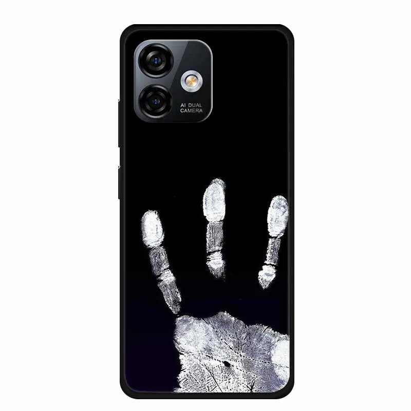Luxury Black TPU Soft Silicone Phone Case - Fashionable Protective Cover