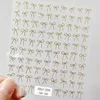 1pcs 5D Japanese Mini Bow Nail Art Stickers Fashion Cartoon Sale Black White Ribbon Nail Decoration Decals DIY Nail Accessories 5