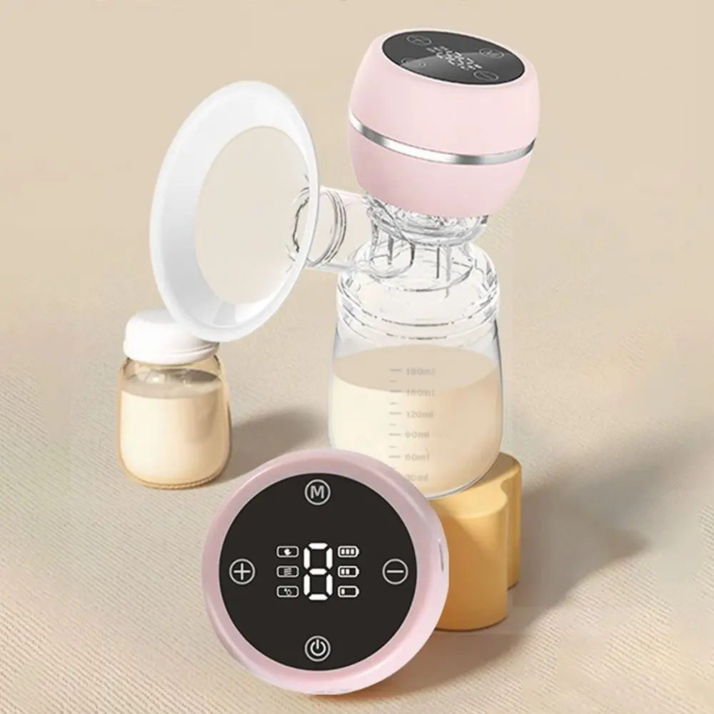 Electric Breast Pump Silent Intelligent Integrated Breastmilk Pump Massage Painless High Suction Breast Milk Bottle