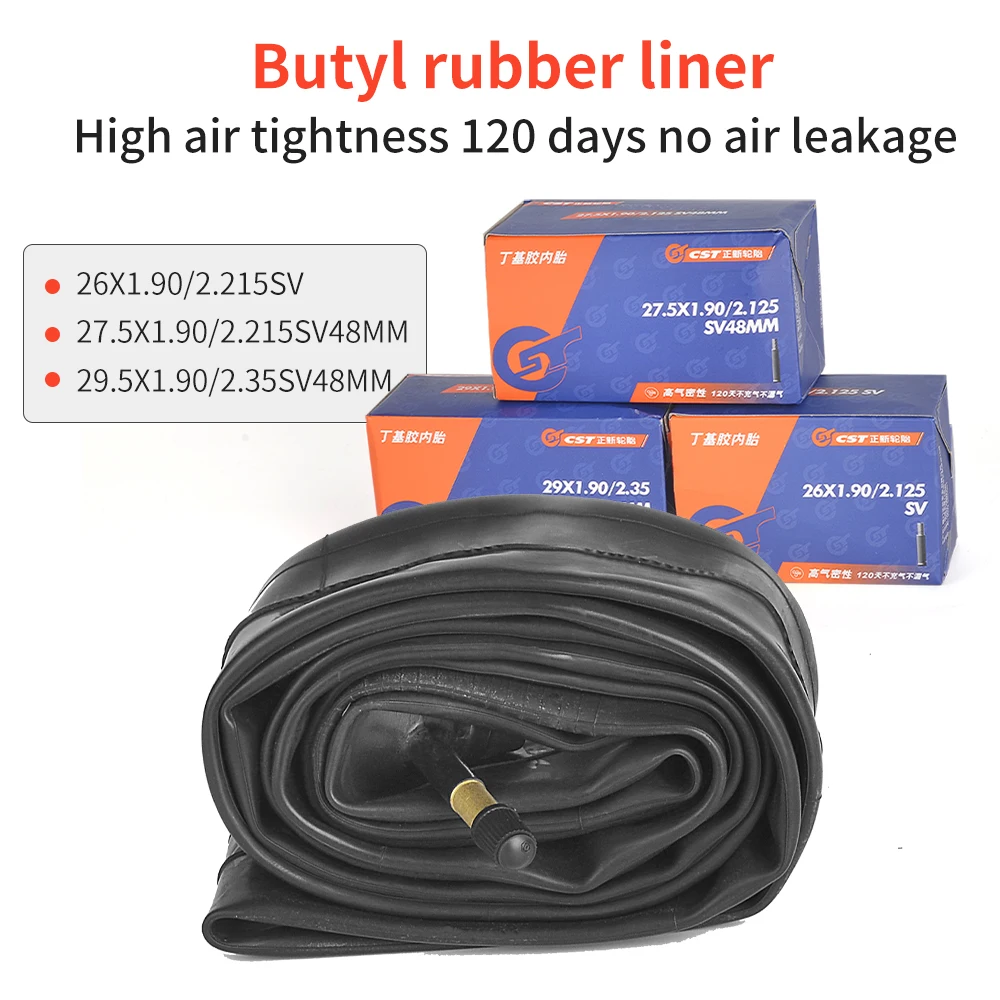 Description Picture 2 of itemTANKE Bike Inner Tube 26 27.5 29 Inches MTB Bicycle Tire SV48mm Schrader valve Super Light Anti-Oxidation Bicycle Parts
