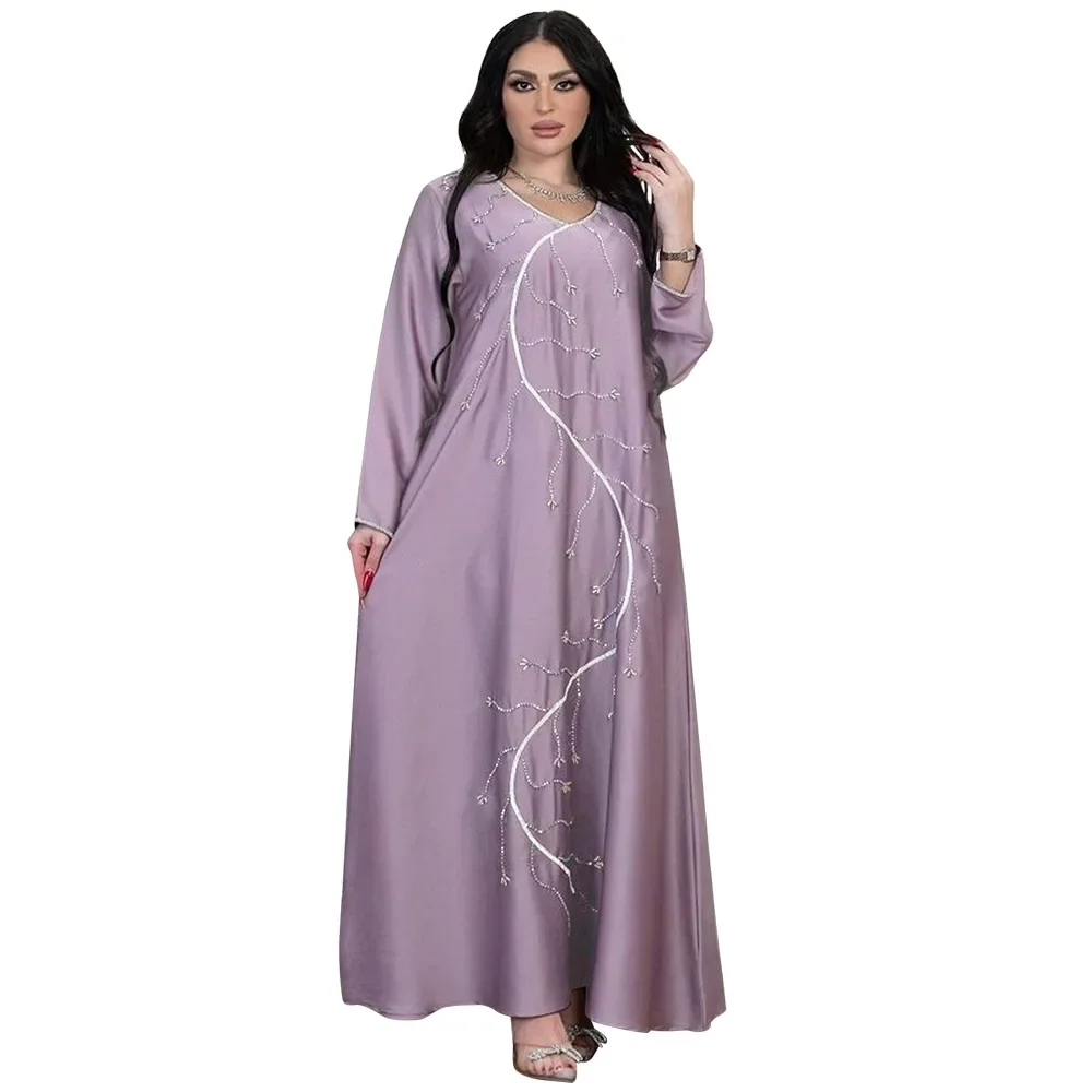 Jalabiya Loose Abayas for Women Dubai Evening Muslim Dress Turkey Casual Abaya Gown Islam Modest Outfit Kaftan Femme Musulman