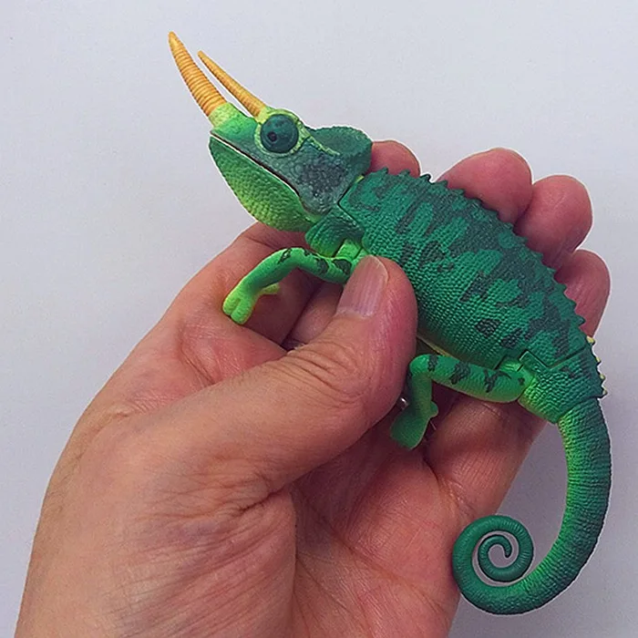 Kunpei_yamanashi　デジタルプリント  Chameleon Japanese Bandai Genuine Gacha Scale Model Biological
