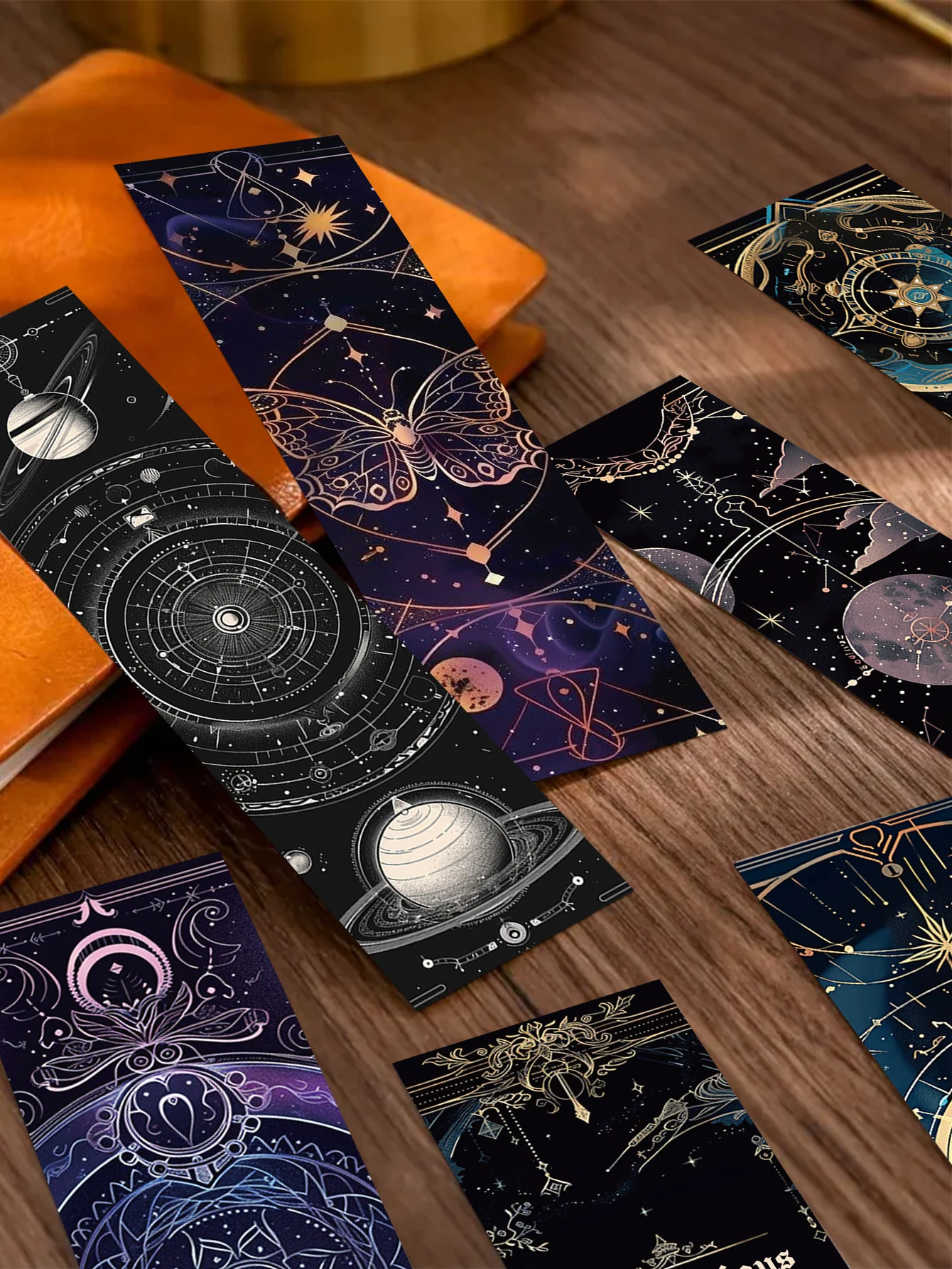 Baroque bookmarks 30pcs Reading pages Book annotated notebooks Paper cards Cosmic decoration Creative Student Gift stationery