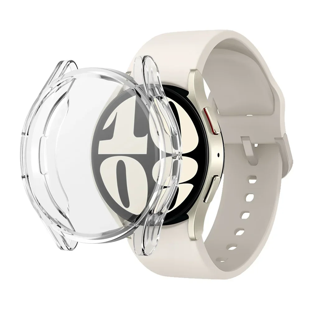 Premium Full Cover Protective Watch Case - Soft TPU Plating with Screen Protector and Anti-fall Design
