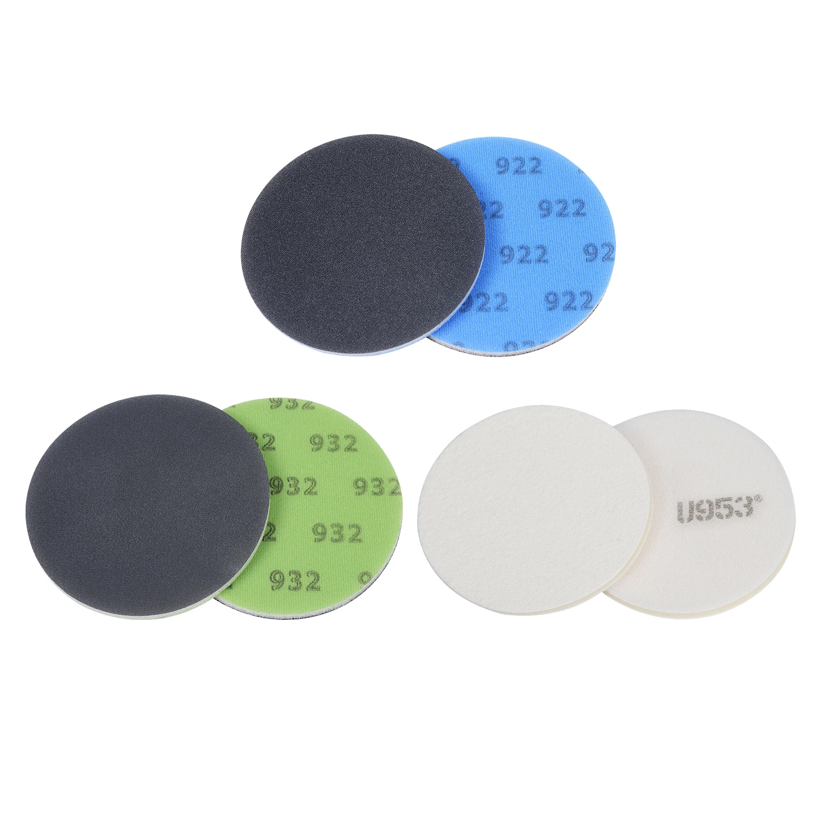 Glass Repair Grinding Polishing Disc For Curtain Wall/Tempered/Car Excluding Windshield/Laminated Glass ScratchRemoval 3Pcs/Pack
