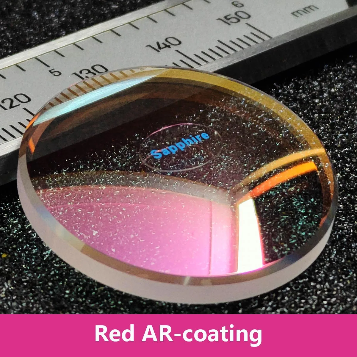 Ar Coating Sapphire Crystal For Seiko Samurai 31mm Double Domed