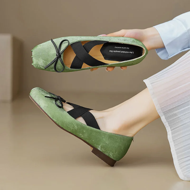 phoentin-classic-butterfly-knot-soft-ballets-shoes-elegant-women-low-heel-flats-lady-cross-elastic-band-pumps-green-brown-ft3454