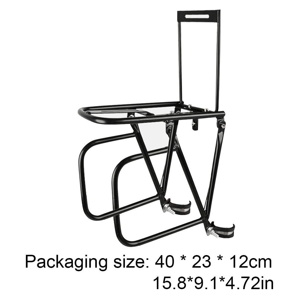 자전거 캐리어 가방 러기지 선반 브래킷 하중 지지 15kg 자전거 앞 랙 스틸 사이클링 캐리어 자전거 선반 사이클링 액세서리
