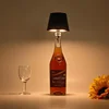 Wireless Bottle  Table Lamp Touch Control of 3 Colors and Stepless Dimming Night Lamp Suitable for Bar Wine Bottles Desk Lights 3