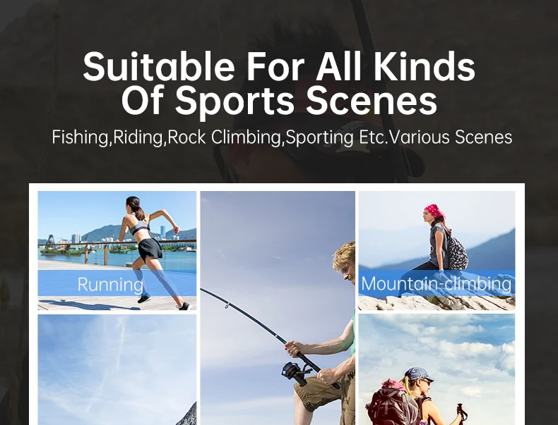 Description Picture 4 of itemKingdom Ice Silk Anti-slip Fishing Gloves Outdoor Sports Breathable Cycling Bike Bicycle Camping Hiking Fingerless Glove