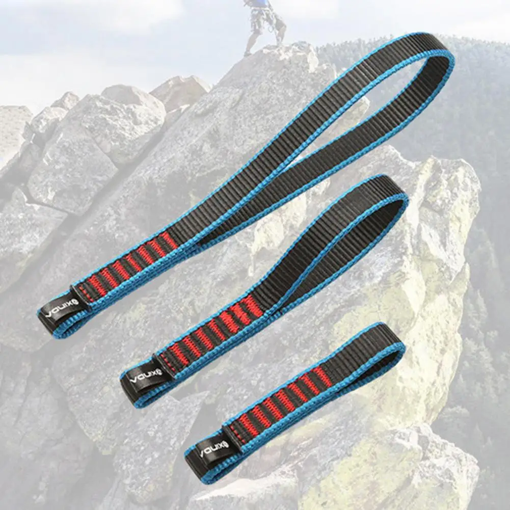 Climbing Sling Carabiner Mountaineering Webbing High Strength Lightweight Nylon Open Sling Hardware climbing carabiner climbing sling belt climbing sling