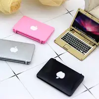 Dolls Accessories Miniature Notebook Mini Alloy Laptop Ipad Mobile Phone Model Toys For Barbies Blythe Bjd OB11 1:12 Dollhouse 2