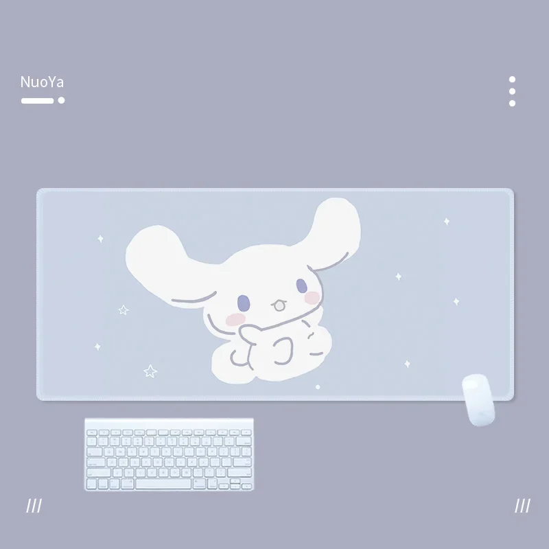 Gaming Mousepad Anime Mouse Pad Cinnamoroll Kuromi XXL Gaming Desk Mat for PC Keyboard Mouse