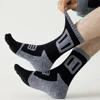 3 Pairs Fleece Toe Socks Men Autumn Winter Warm Five Finger Socks Man High Quality Cotton Sports Crew Socks Running 3