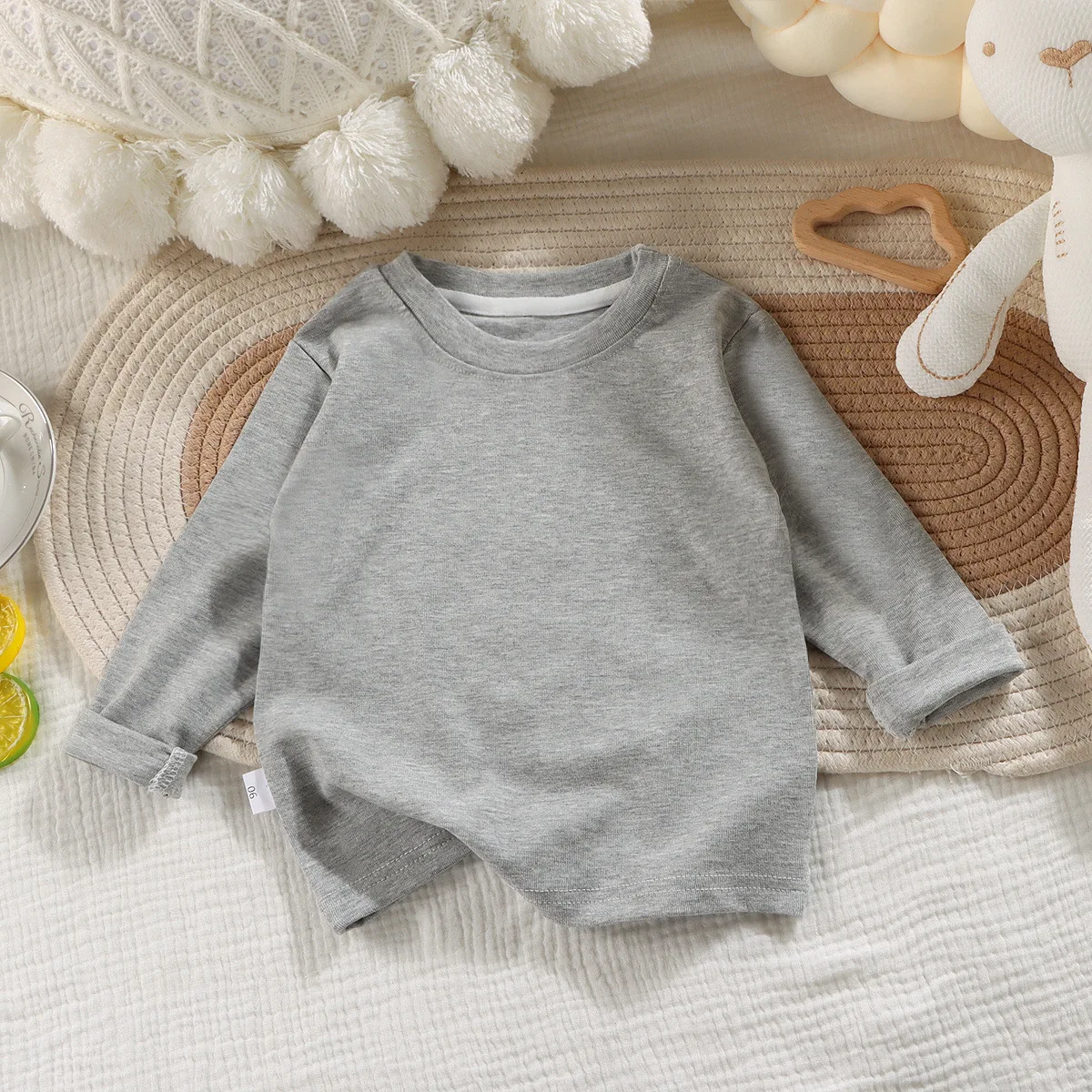 Cotton Long Sleeve Kids T Shirt for Boys Girls