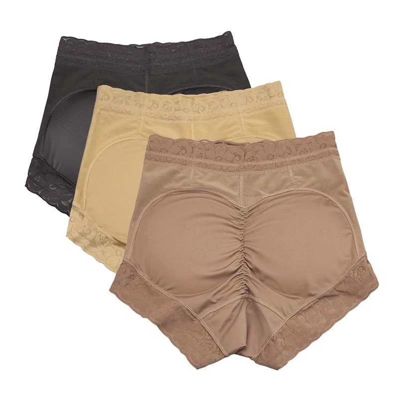 Alt: "Women's Seamless Butt Padded Shapewear Panties from Acuvick"