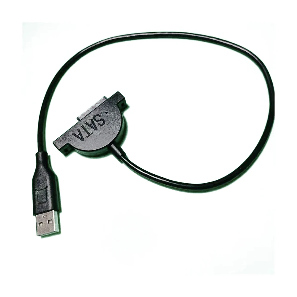 USB 2.0 to Mini 7+6pin SATA Cable Adapter LED Indicator Compliant With Serial ATA Specification Revision 2.0 & 1.0