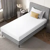 8 Inch Twin Mattress Cooling Gel Memory Foam Mattress, Green Tea Mattress for Fresher Sleep, Medium Firm, CertiPUR-US Certified, 1