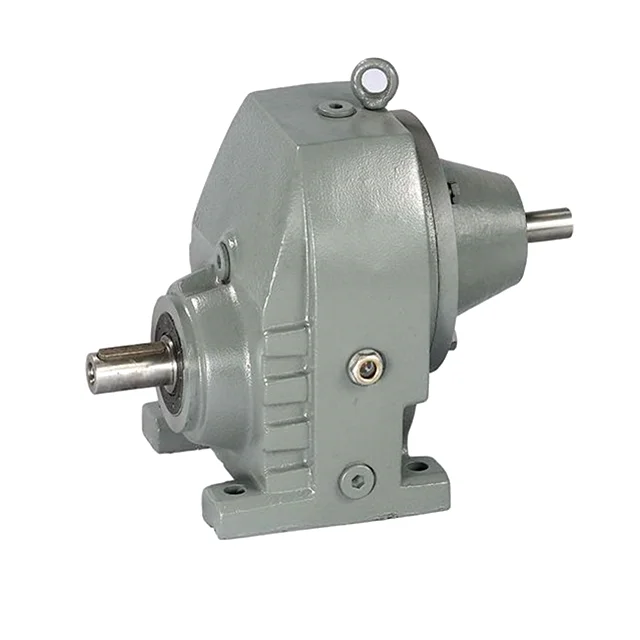 

RX107 helical gear motor bevel gearbox speed reducer with double shaft