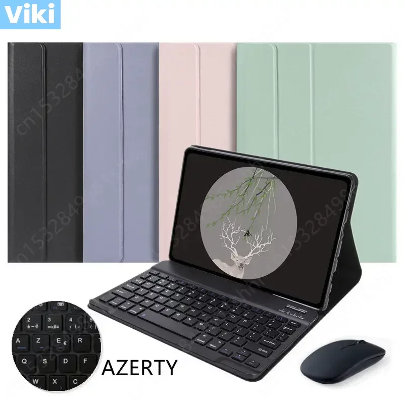Custodia Per Tastiera Azerty Per Xiaomi Redmi Pad Se 2023 Cover Clavier Azerty Keyboard Per Redmi Pad Se Custodia Per Tablet Teclado Da 11 Pollici