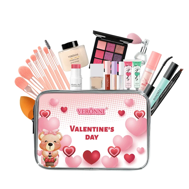 All In One Makeup Kit for Women Include Eyeshadow Palette Lipstick Blushes Eyeliner Cosmetics Gift Box For Beginner make up Sets 4