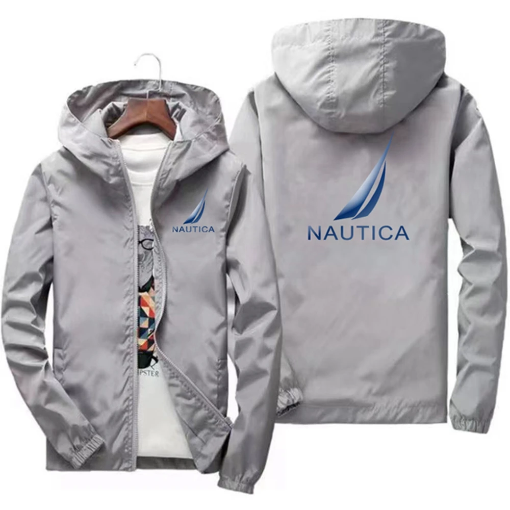 NAUTICA kevadine ja sügisene meeste tuulejope mägironimisvihmamantel, meeste suvine veekindel mantli kalapüük õues_voghion.com