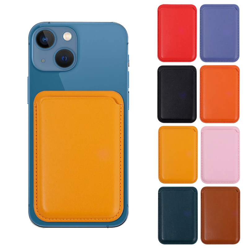Leather Wallet Case for iPhone with Magnetic Card Holder