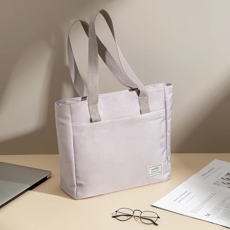 Stylish Shockproof Canvas Laptop Tote Bag
