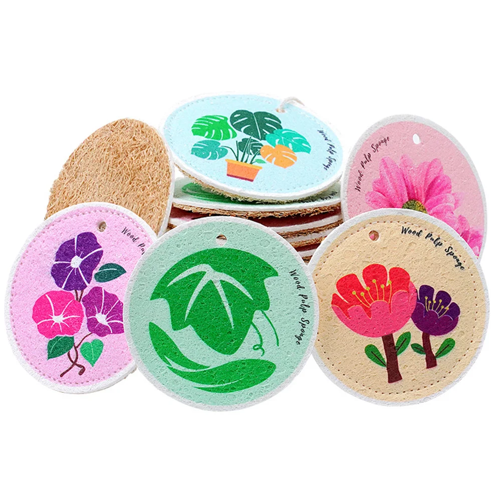 Description Picture 6 of itemNew Cleaning Cloth Sponge for Kitchen Melamine Dishwashing Sponge Wood Pulp Cotton Washing Tool Wipe Cloth Scouring Pad