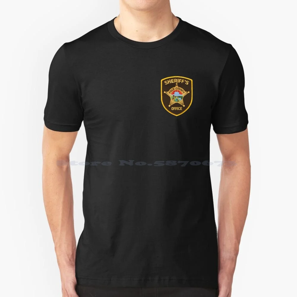 Polk County Florida Sheriff T Shirt 100% Cotone Tee Polk County Florida Sheriff Vicescers Posse Bartow Lakeland