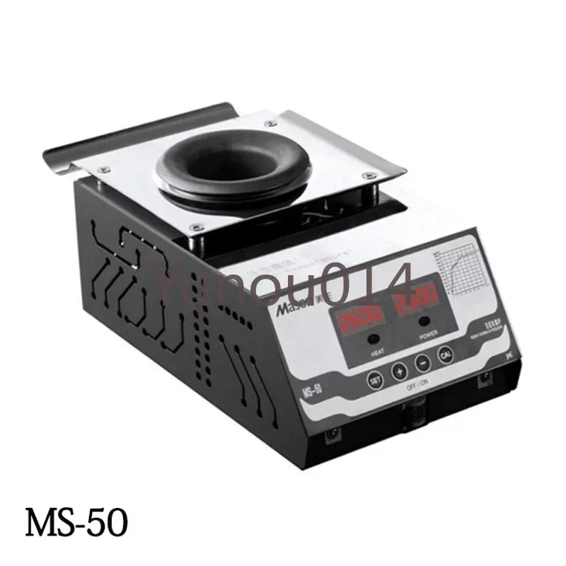 

MS-50 250w Digital Lead-free Titanium Alloy solder pot melt 0.6KG temperature adjustable Melting tin furnace 110V /220V