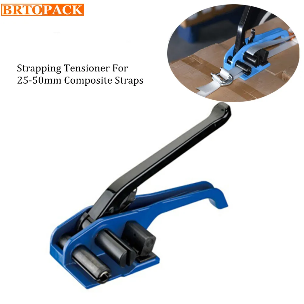 Handheld PET PP Strapping Tools 50mm Packing Manual Banding Tool Strapping Tensioner Composite Cord Wrapping Packaging SD50