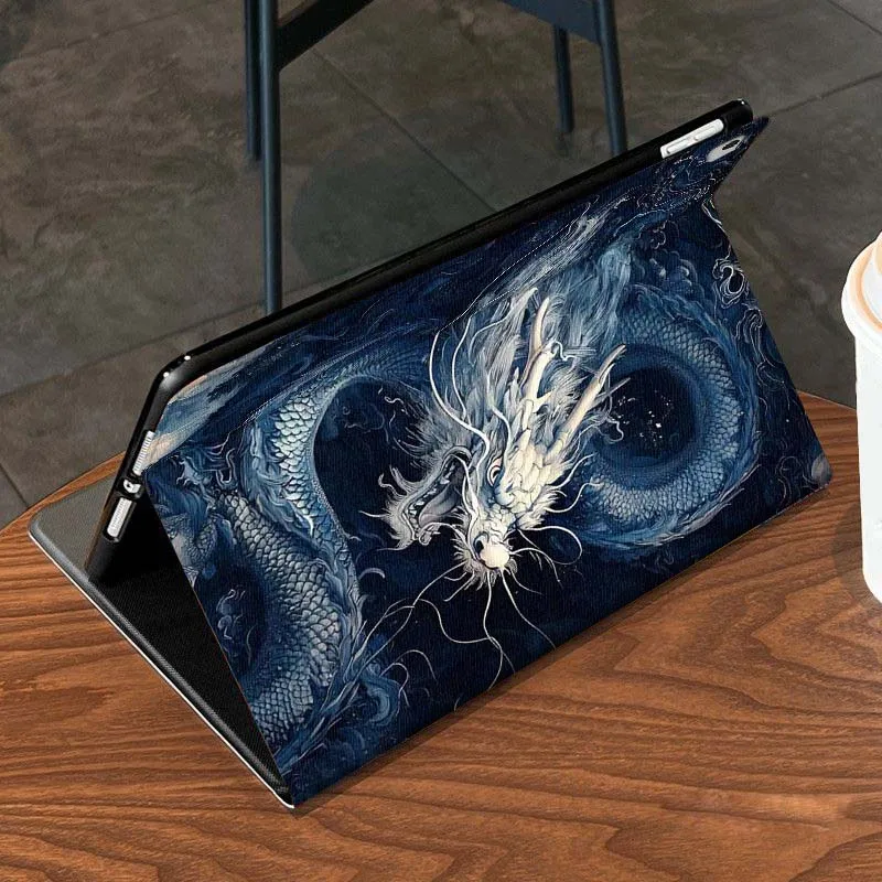 Luxury Dragon Design Soft Tablet Case