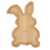 Rabbit Wooden Pallet Easter Bunny Tray Platter Charcuterie Boards Platters and Trays 6