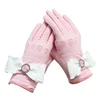 MG Golf Women's Gloves Bowknot Cute Sweety Left and Right Hands Non-slip Elastic Professional Practice Gloves Ladies Golf Wear 2