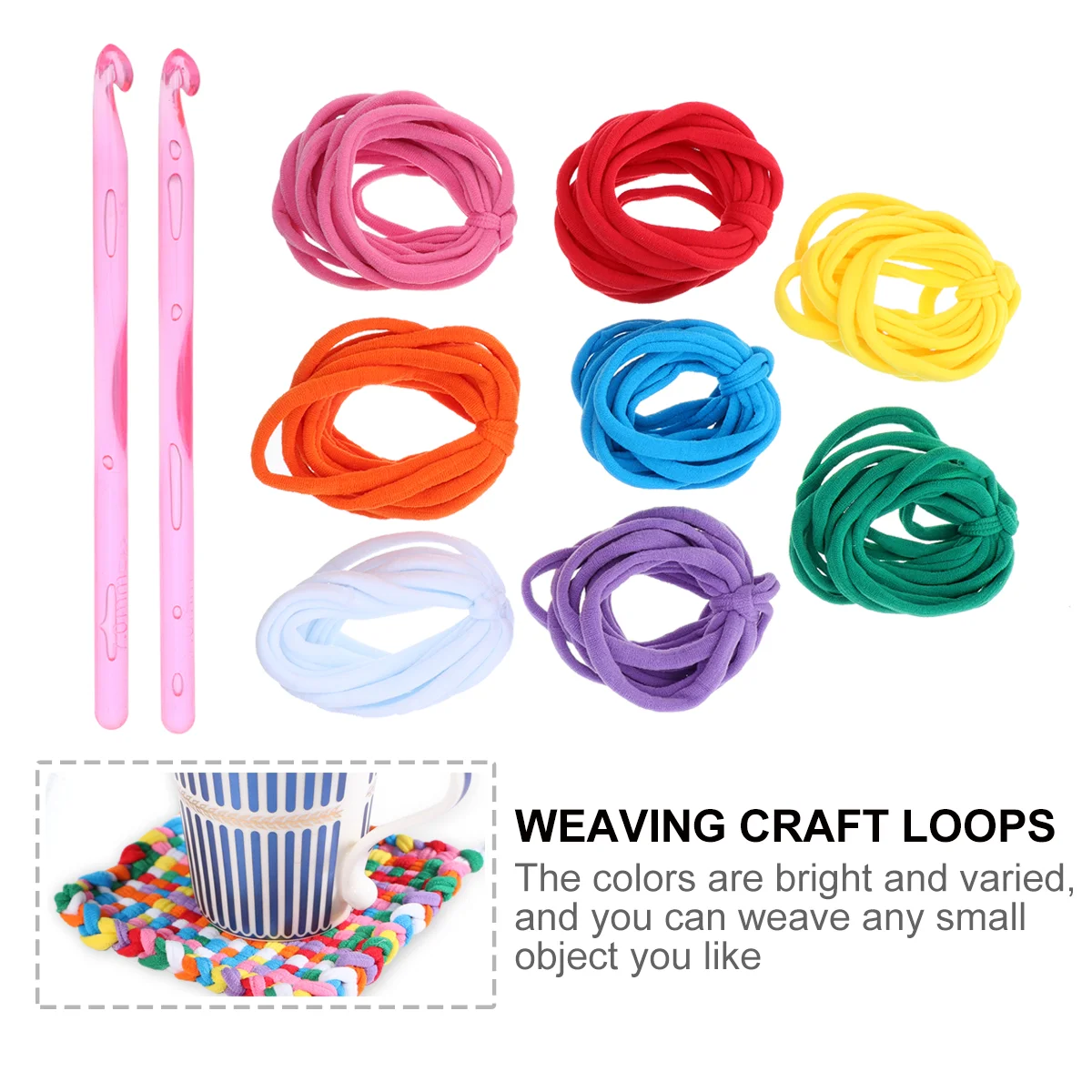 Potholder Loom Weaving Cotton Pot Holder Looms Craft Kit Kids Elastic Diy  Kits Set Maker Holders Make Wool Stretchy Inch - AliExpress