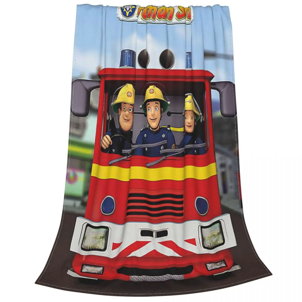 Feuerwehrmann Sam Decke Flanell Dekoration Cartoon Kid Geschenk Tragbare  Super Warme Werfen Decken für Bett Reise Quilt - AliExpress